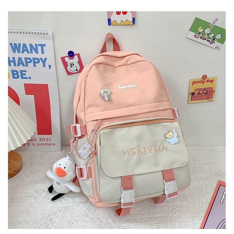 [Juallaris]Tas Ransel  Motif Fashion Unik Dan Lucu / Ransel Motif Lucu Dan Imut Cute Ladies Bag