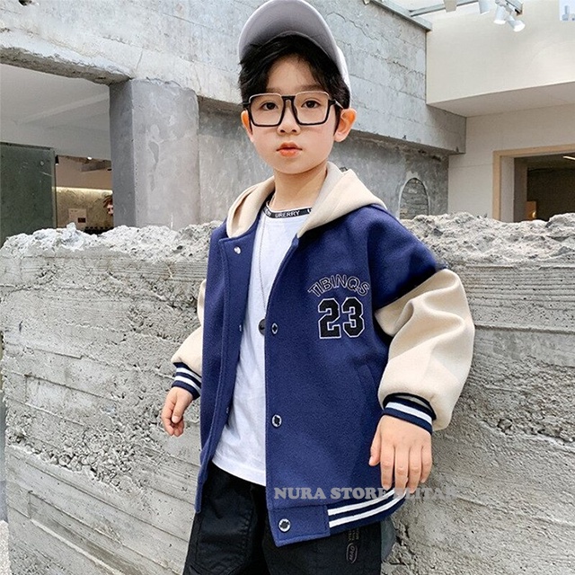 Jaket Bomber Varsity Baseball Pria Wanita Laki Laki Perempuan Jumbo Bigsize Dewasa Anak Tanggung Umu