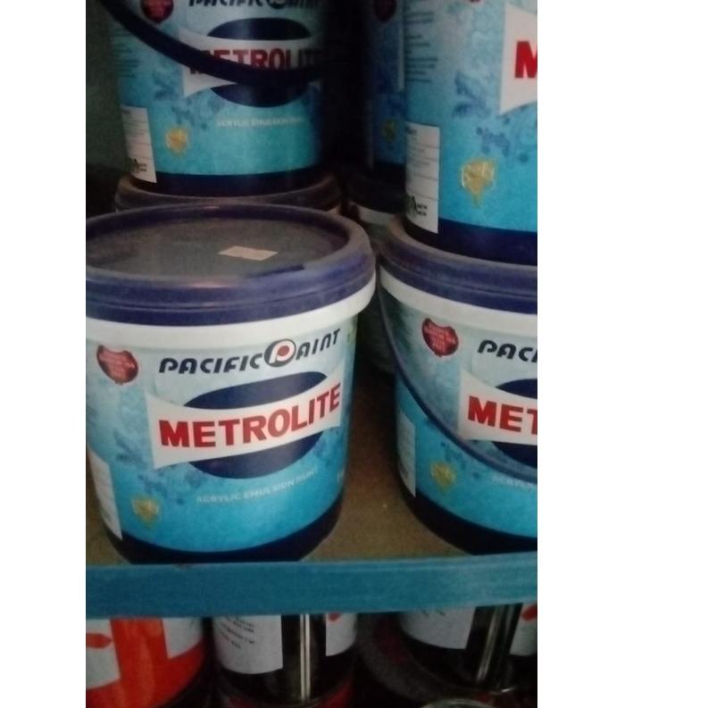 Jual Cat Tembok Metrolite Kemasan 1kg Warna Putih Kebiru Biruan Shopee Indonesia 2152