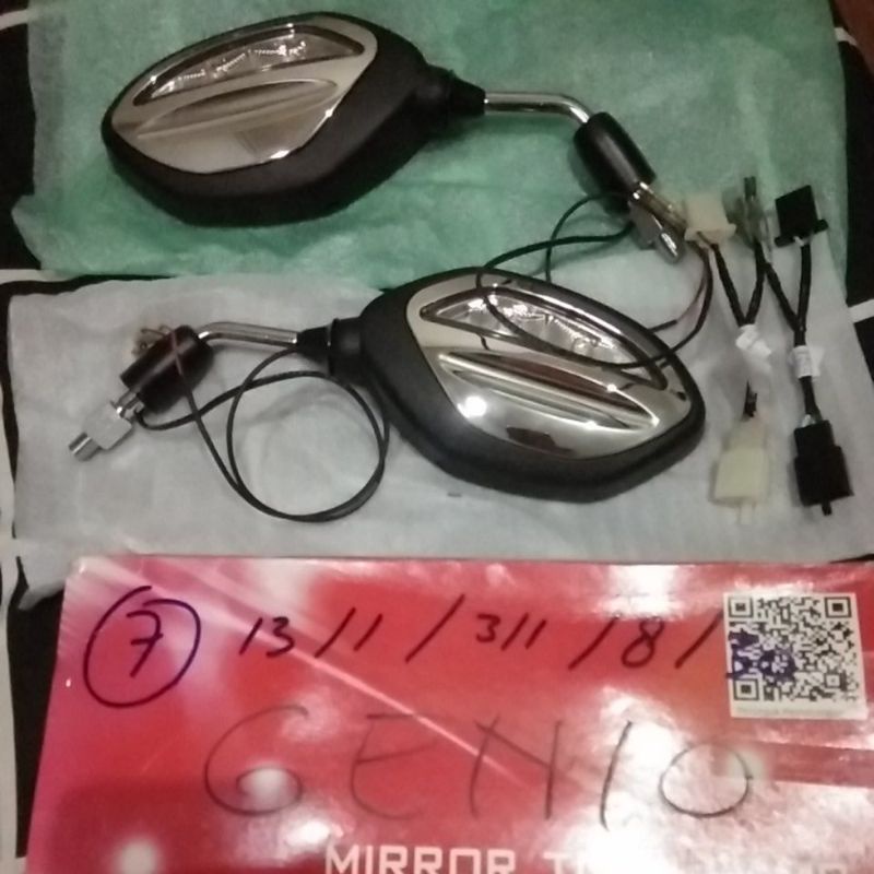 Lampu Spion Chrome Honda BEAT/GENIO