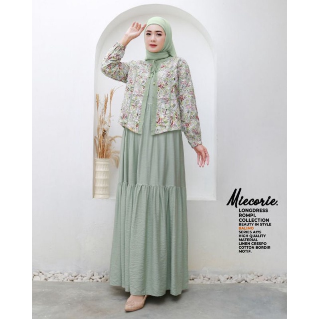 Gamis Wanita 2in1 Miecorie Dress by Balimo