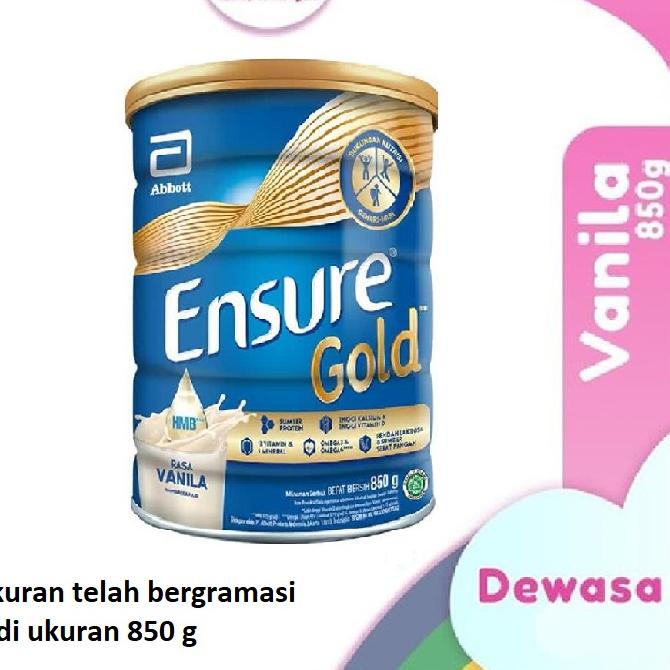 

Terbaru[FG2]-ENSURE Gold Susu Rendah Laktosa Vanila 850 g