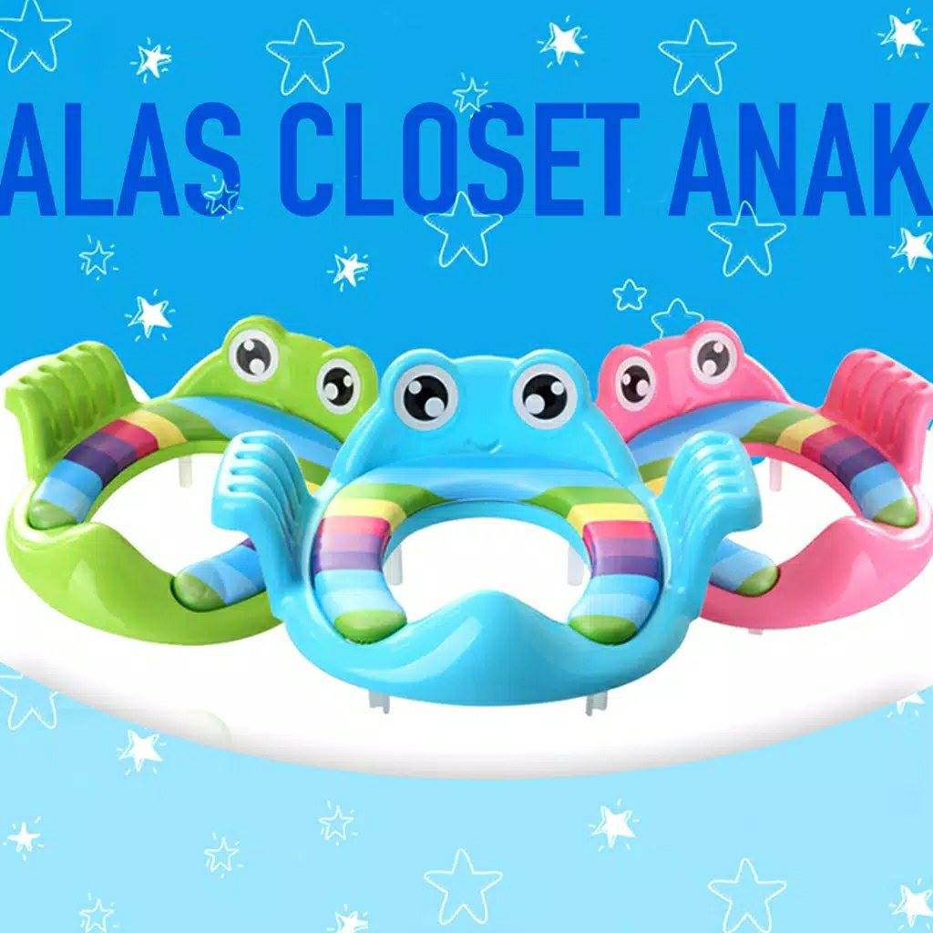 Alas Duduk Kloset Anak Bentuk Kodok