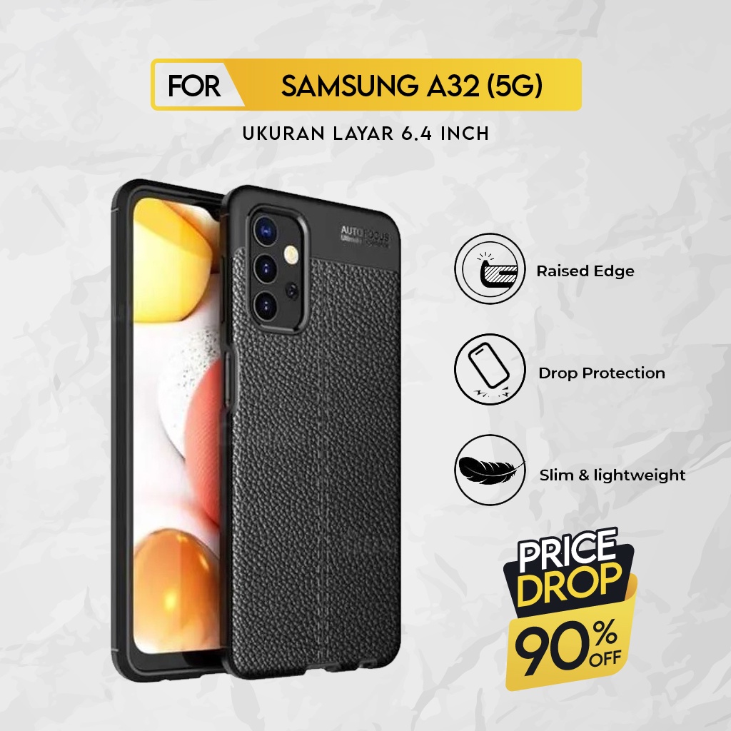 Case Samsung Galaxy A32 (5G) LEATHER Autofocus