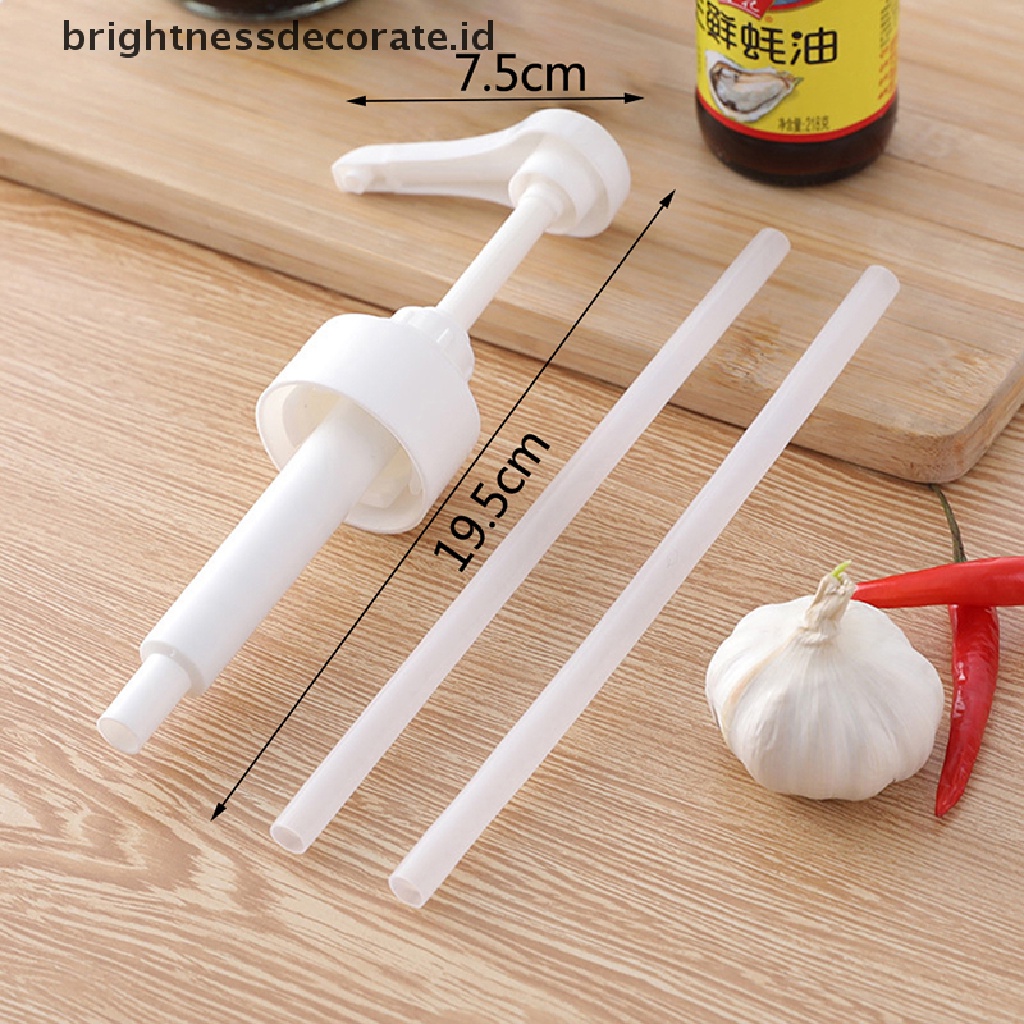 [Birth] Botol Sirup Nozzle Pressure Oil er Pompa Rumah Tangga Tipe Dorong Dapur Portable Tools Bottle Stopper Dispenser Hot Sell New [ID]