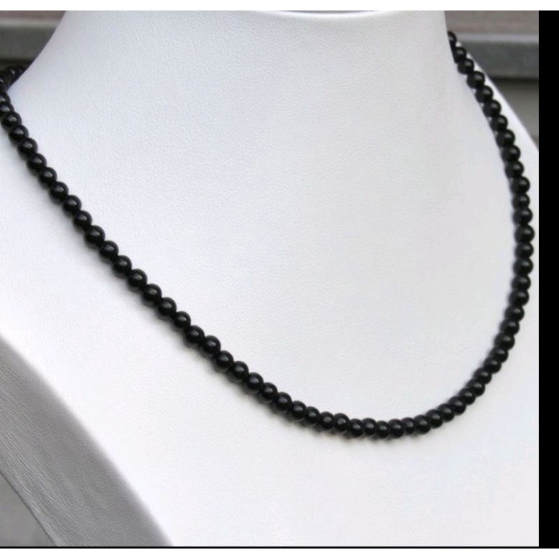 KALUNG WANITA PRIA MUTIARA HITAM/PEARL NAKLACE MEG BLACK/KALUNG VIRAL/KALUNG LUCU/AKSESORIS WANITA