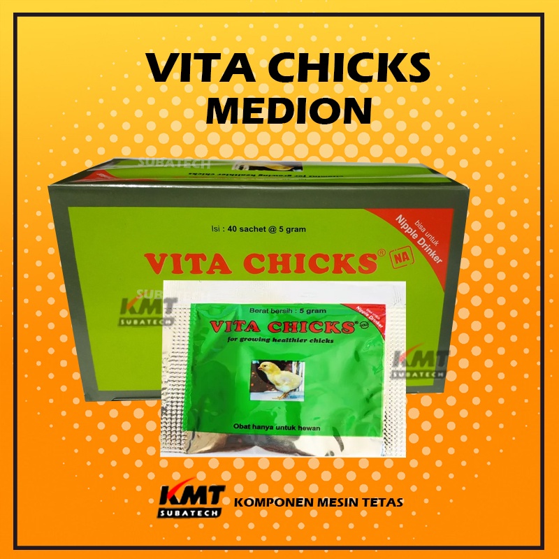 Vita Chicks Vita Chick Vitachicks 5 Gram Medion untuk Vitamin Anak Ayam