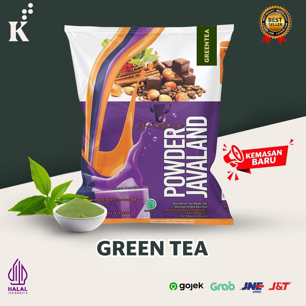 

ote30 Bubuk Minuman Bubble Powder Drink Green Tea ORIGINAL Javaland 1kg Satu-satunya