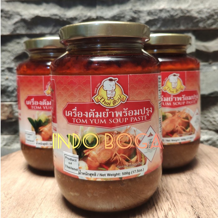 

[BISA COD] Bumbu Tomyam Thai Boy 500 gr / tom yum paste / Thai Boy tom yum paste