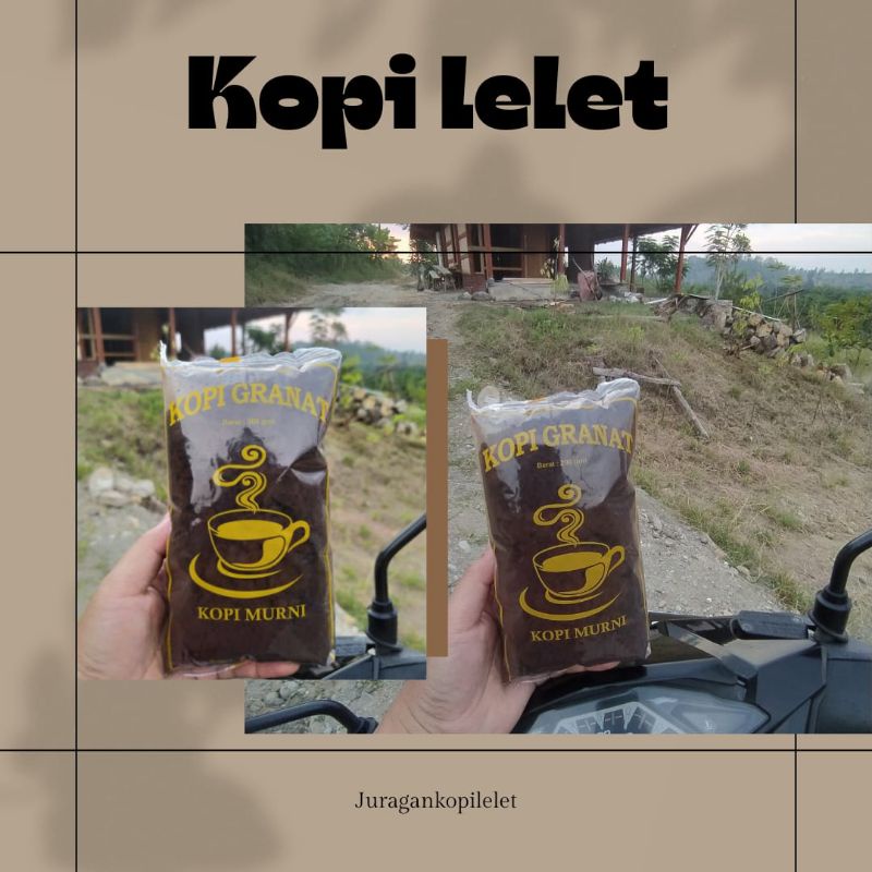 

(GROSIR)Paket 1 ball(20 bungkus) kopi lelet/kopi hitam/kopi GRANAT