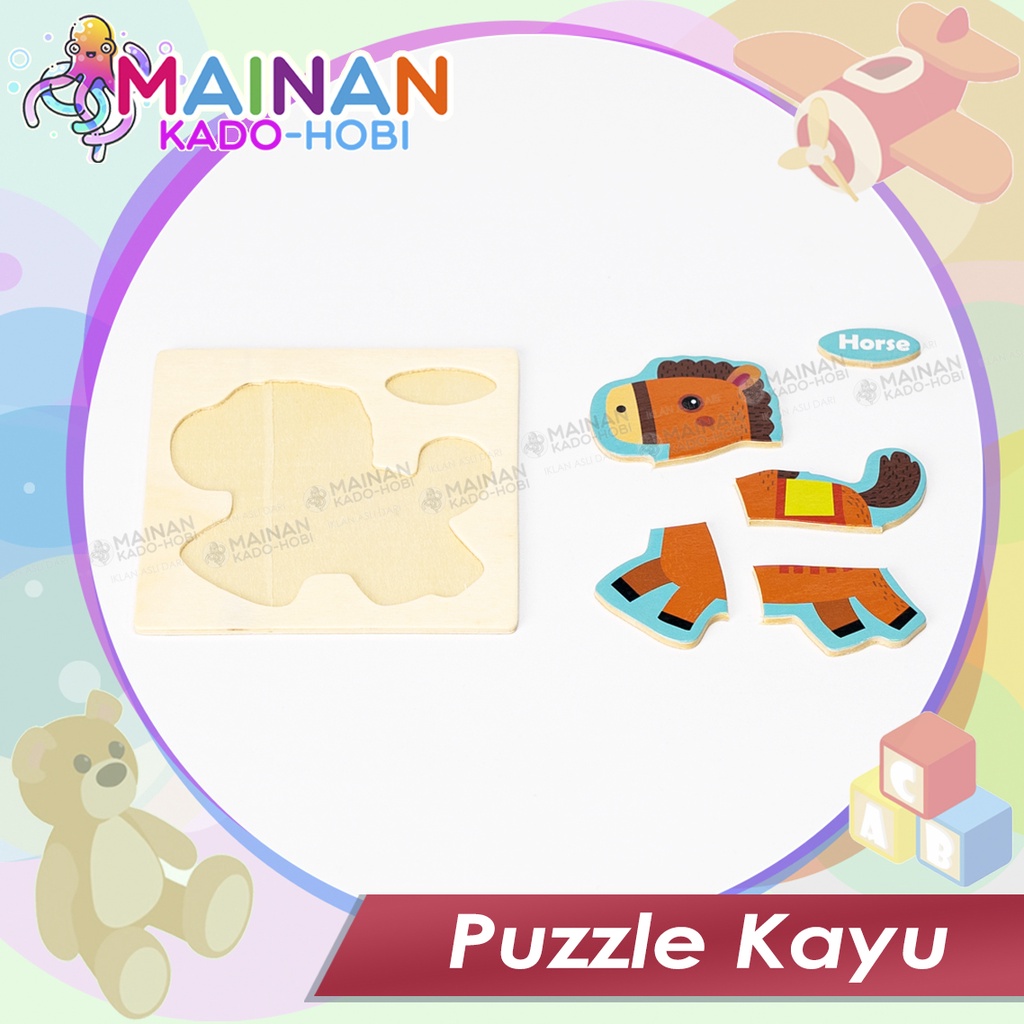 MAINAN EDUKATIF MOTORIK ANAK JIGSAW PUZZLE 3 DIMENSI PREMIUM