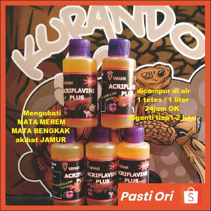 Jual Acriflavine Obat Ikan Kura Semi Aquatic Brazil Mata Merem Dan Luka Shopee Indonesia