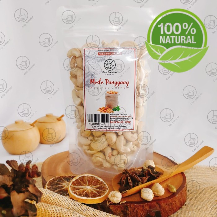 

Terlaris ✨ - 200gr Mede Panggang / Roasted Cashew / Rempah / JSR 100% PREMIUM 2.1.23