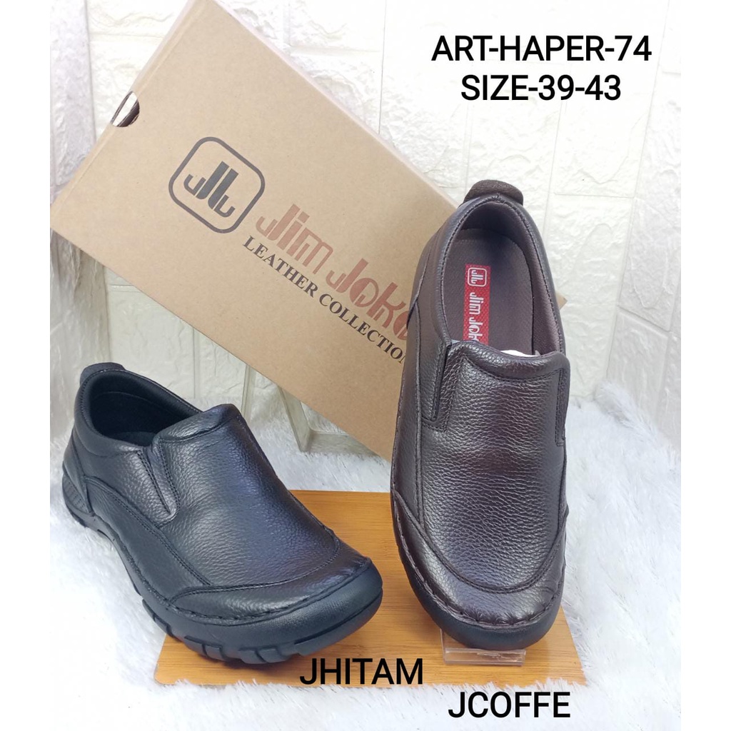 SEPATU KULIT ASLI PRIA JIM JOKER HAPER 74