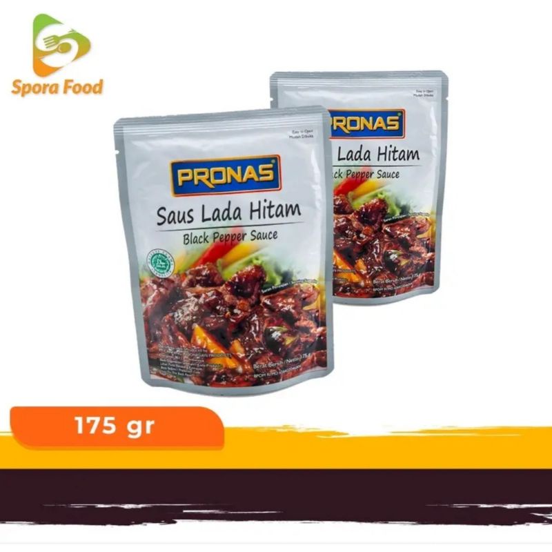 

Spora Food - Pronas Stir Fry Sauce Lada Hitam 175 g