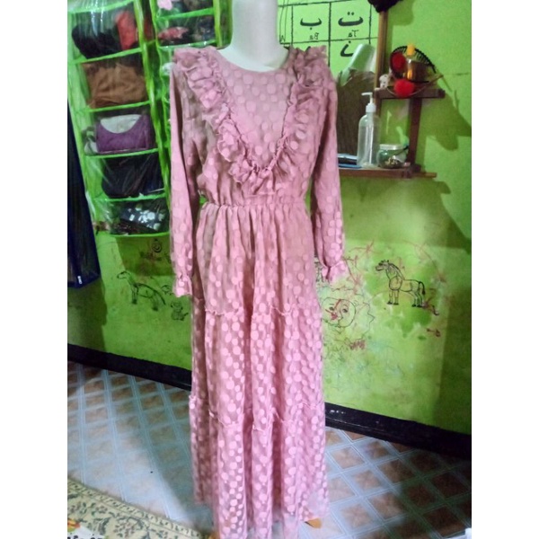 gamis brukat lora