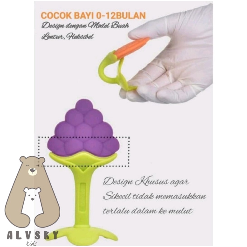 BABY TEETHER BUAH LUCU MURAH / GIGITAN BAYI MODEL BUAH MURAH MAINAN GIGITAN BAYI