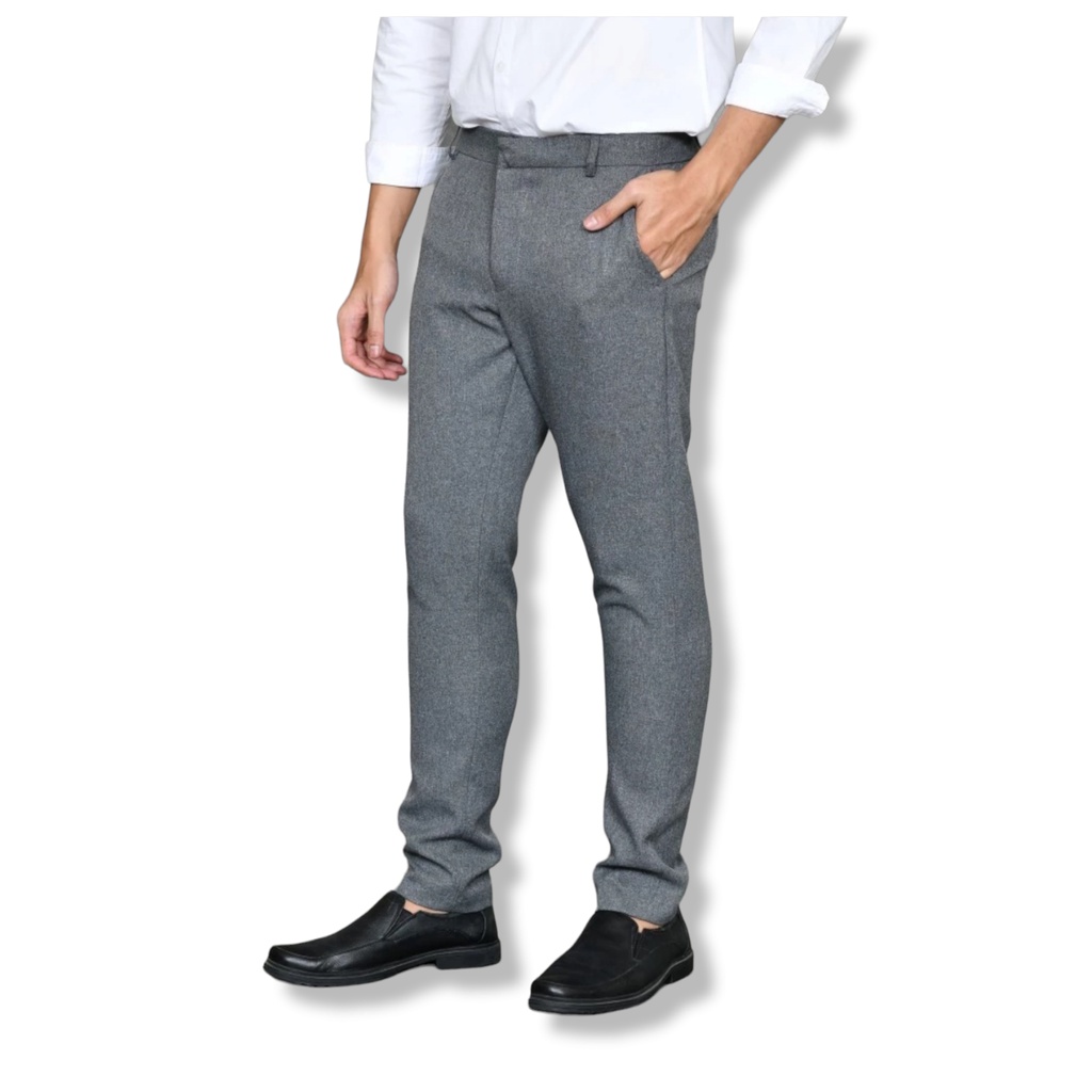 Celana kantor formal pria slimfit bahan dasar kain woll kualitas/Celana formal slimfit panjang pria