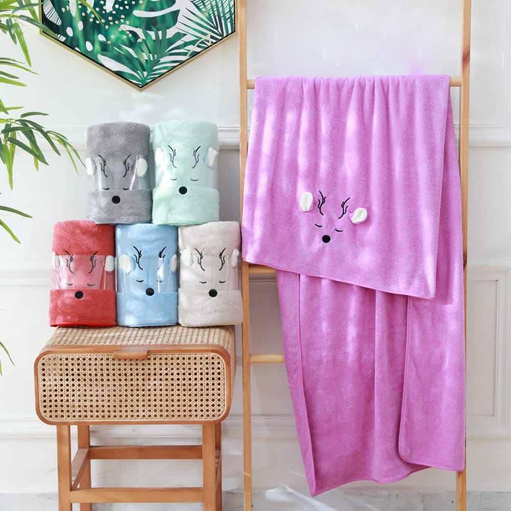 Handuk Bayi Jumbo Handuk Mandi Bayi Jumbo [Size 100 cm x 50 cm] Handuk Bayi Baru Lahir Lembut Murah Motif Handuk Kain Mandi Bayi