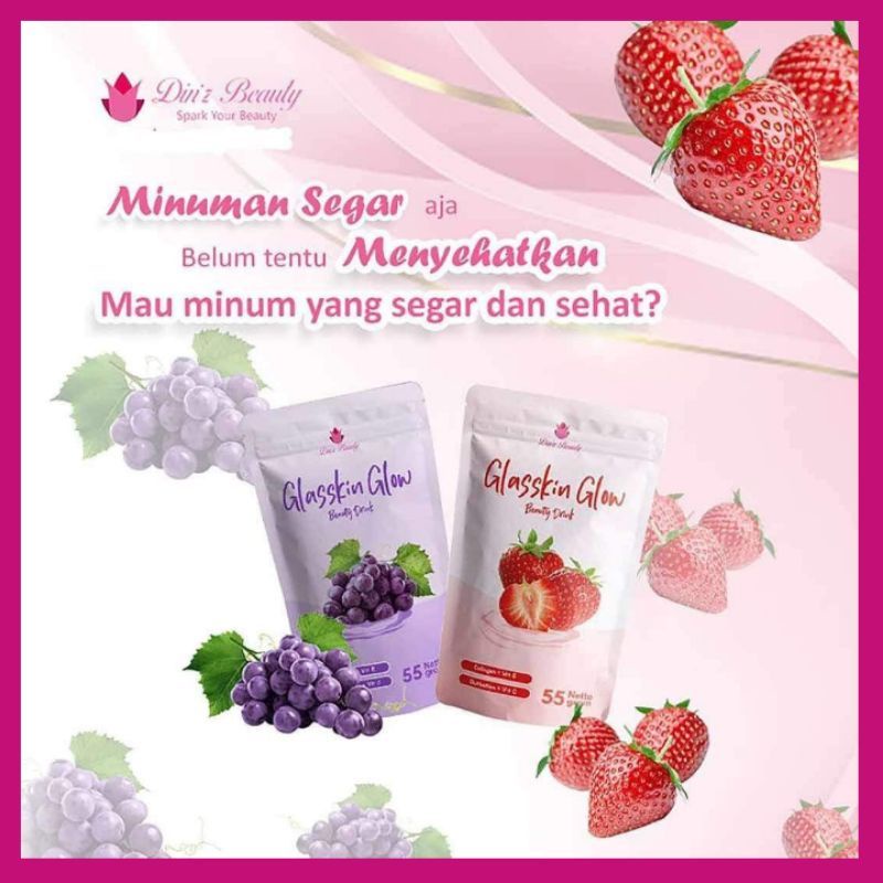 `ღ´ PHINKL `ღ´ Din'z beauty minuman collagen kecantikan kulit pemutih dari dalam alami serat