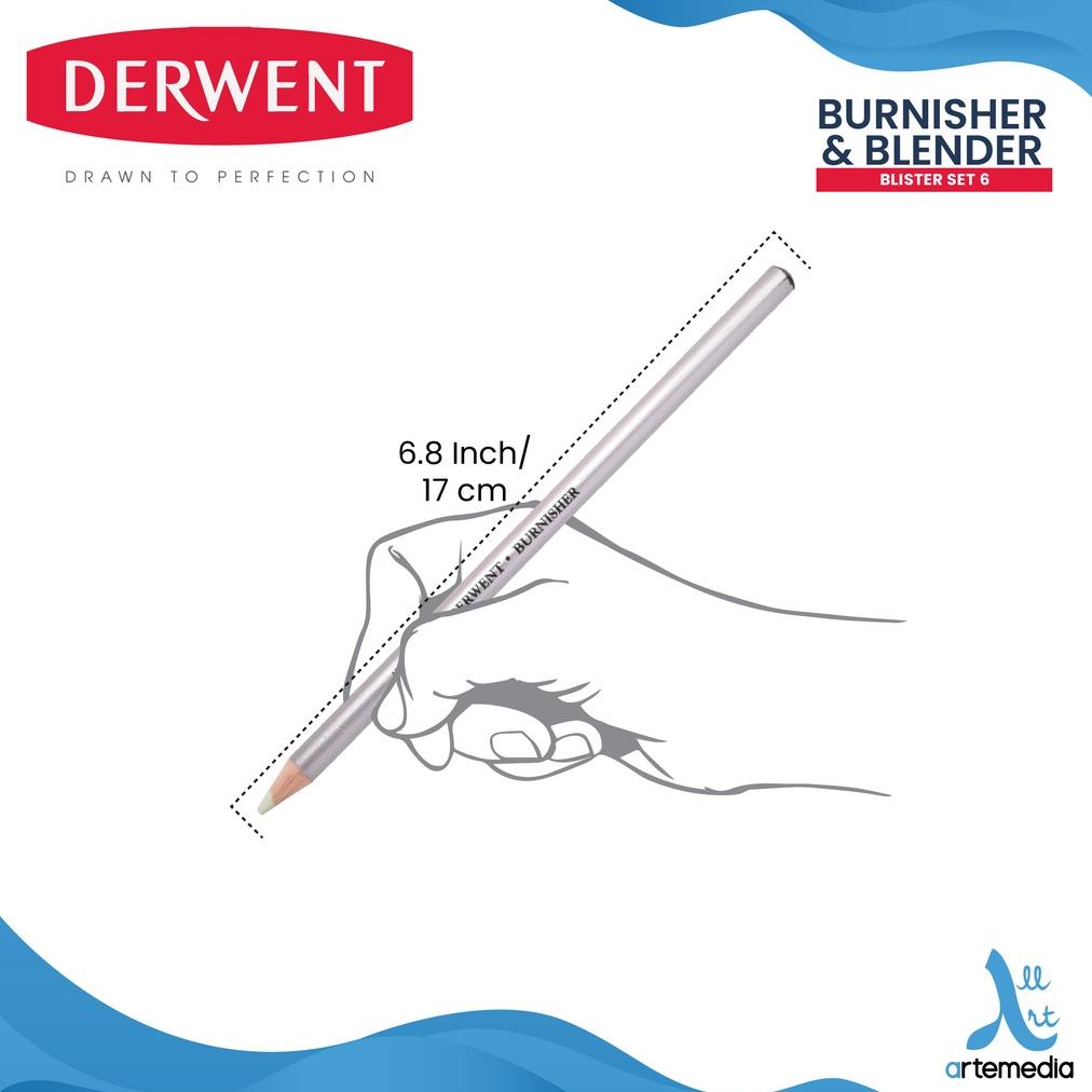 

Berkualitas! Pensil Warna Derwent Blender and Burnisher 6 Pencil Blister Set !!