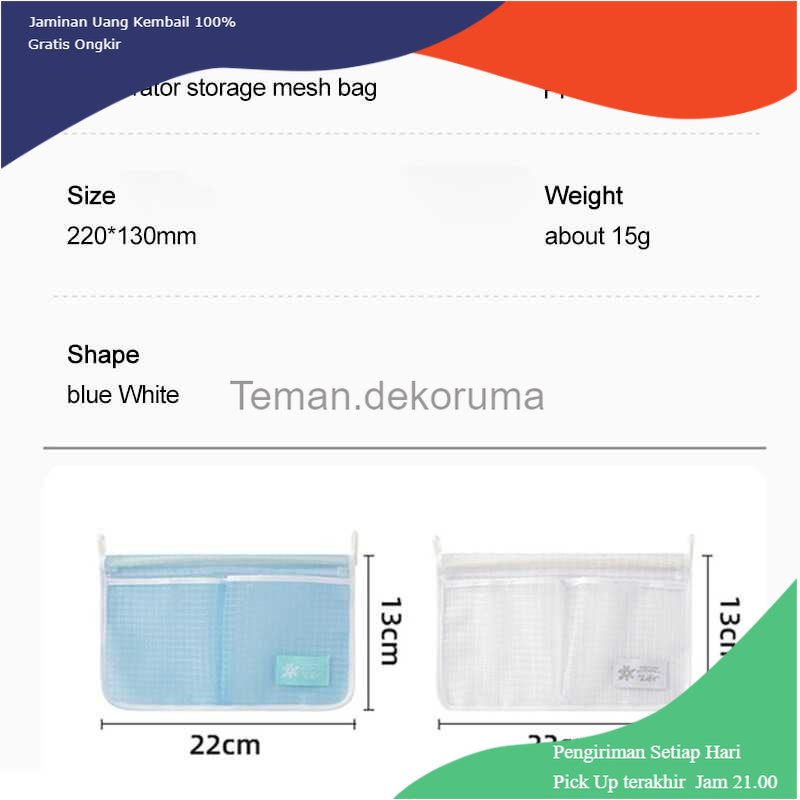 TD-RAK Life Rak Gantung Kulkas Lemari Multifungsi Pouch Organizer Storage - LF22