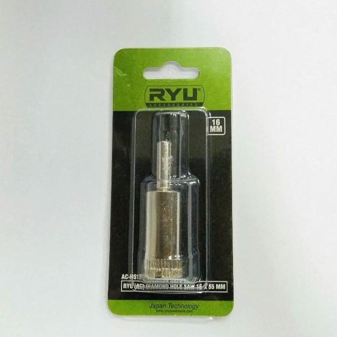 Ryu 16mm 16 mm Mata Bor Kaca Keramik Marmer Granit Diamond Holesaw honglie77 Kualitas Baik