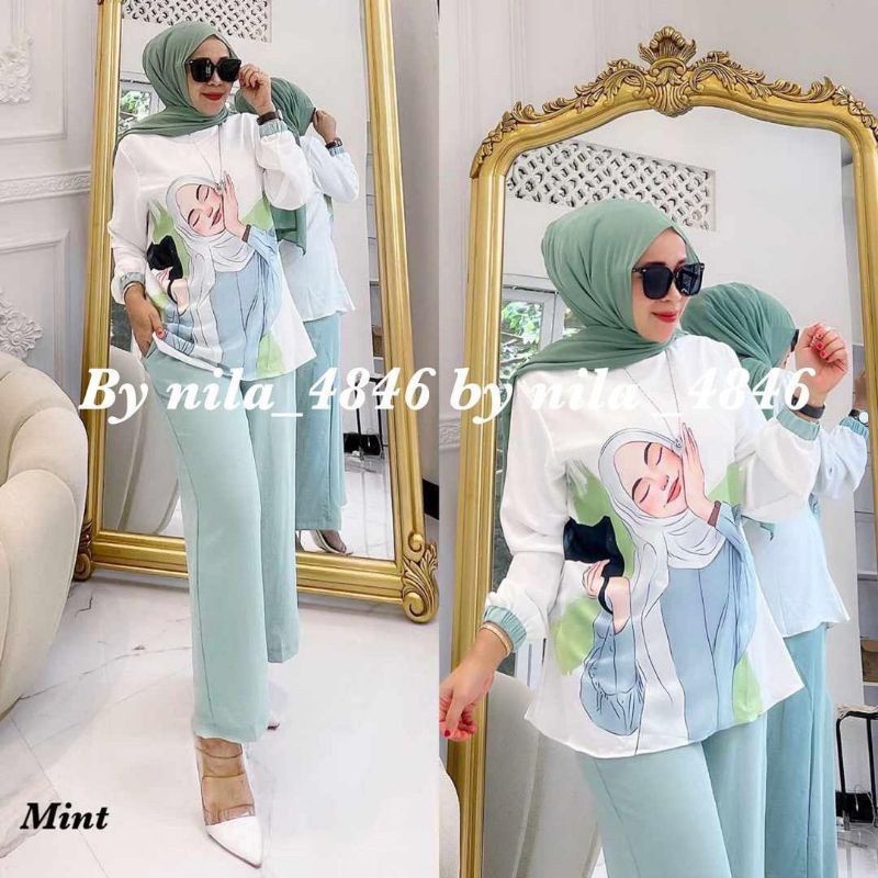 Kirana set setelan kringkle