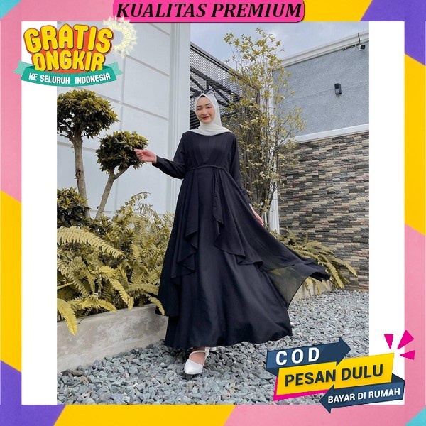 Gamis Terbaru Milla / Pesana Dress Wanita Muslimah Original Spassy Terbaru 2023 Gamis Wanita Warna H