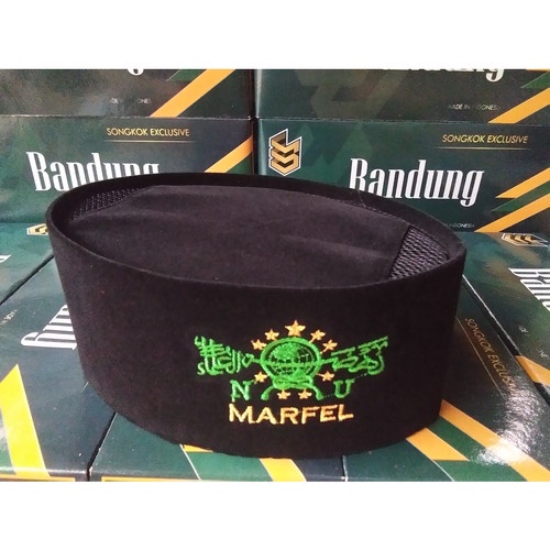 peci NU bordir nama anak, peci bordir NU  bordir nama, kopiah NU anak dan dewasa