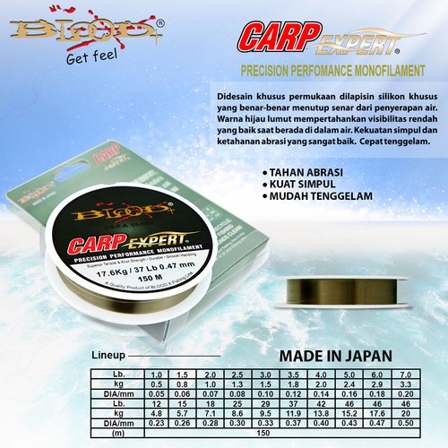 SENAR PANCING BLOOD CARP EXPERT 150M
