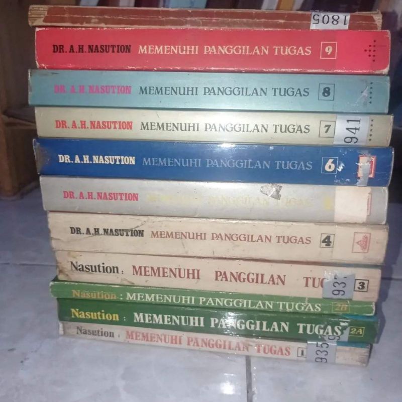 Memenuhi Panggilan Tugas AH Nasution 10 Jilid Lengkap Original