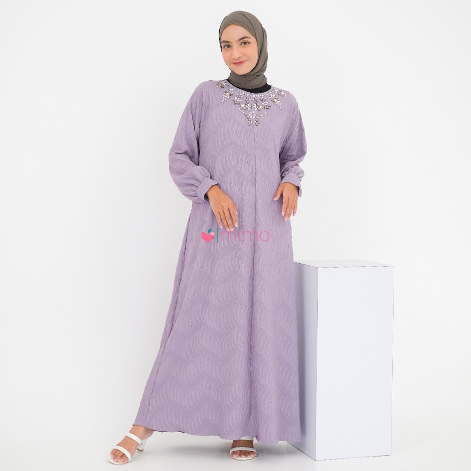 Ariana Long Crinkle Dress (Ramadhan Collection)