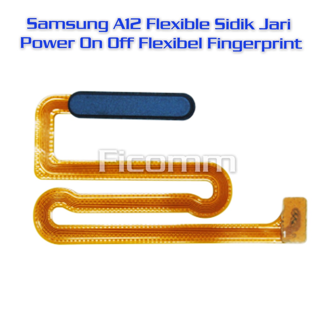Samsung A12 Flexible Sidik Jari Power On Off Flexibel Fingerprint