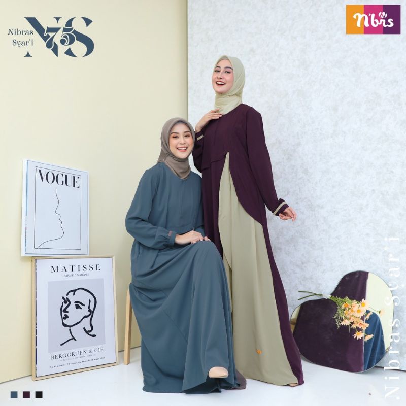 gamis NS 075 by Nibras / Baju Gamis Dewasa