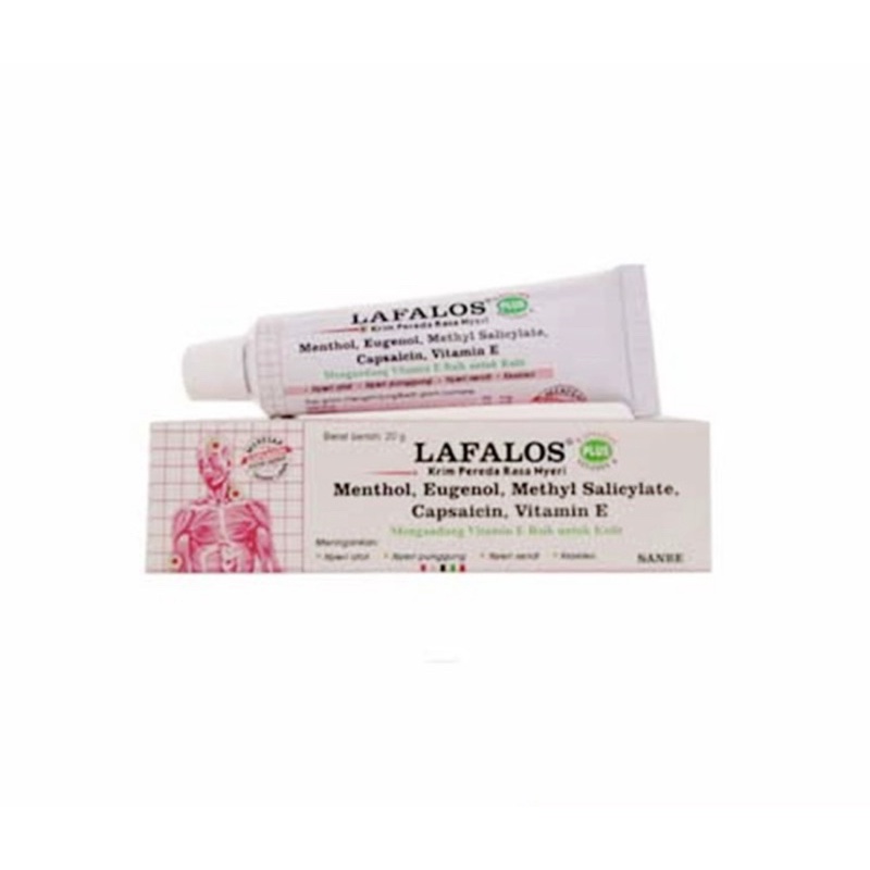 Lafalos plus cream 20 gram ( krim penghilang pegal nyeri )