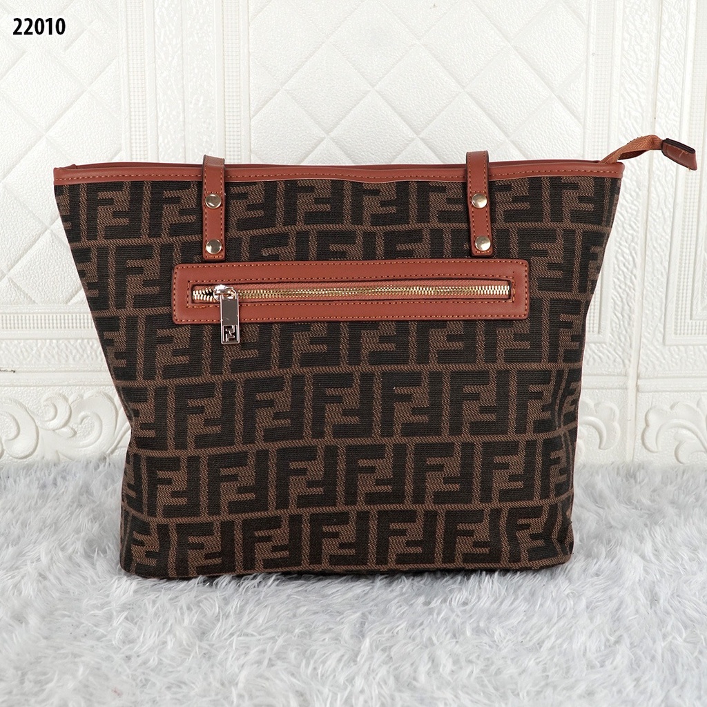 FD TOTE WITH ZIPPER  22010