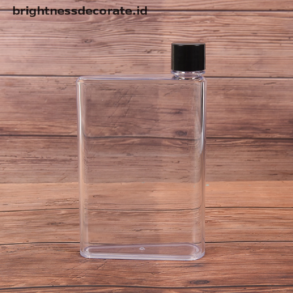 [Birth] Fashion Botol Air Minum Portable Buku Bening Portable Paper Pad Water Bottle Flat   [ID] Baju Kaos Distro Pria Wanita Lengan Panjang [ID]