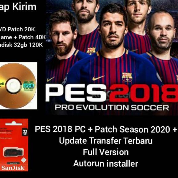 Depan1 PES 2018 PC + PATCH SEASON 2020