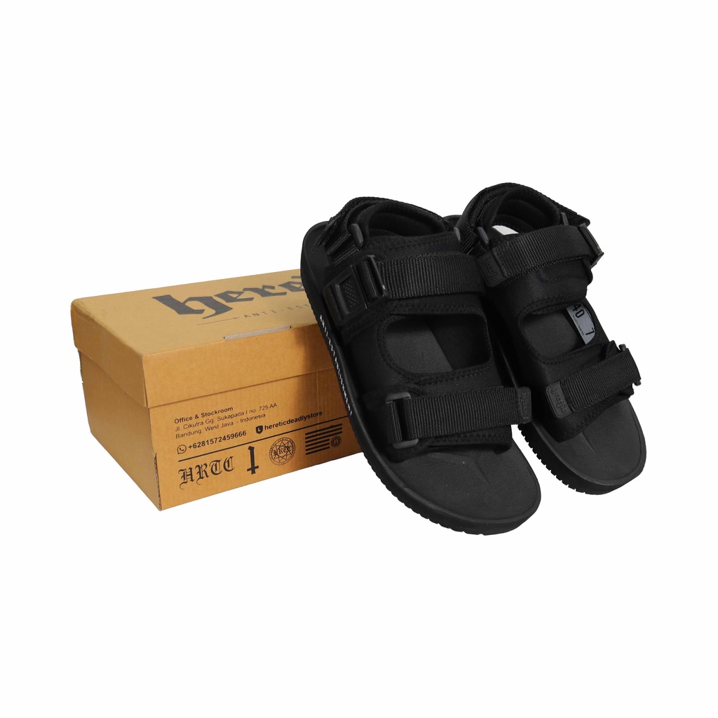 Heretic - Traveling Sandals - Blackout