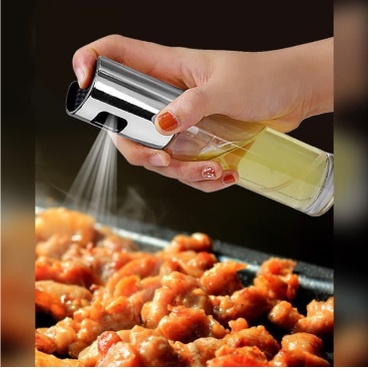 Botol Spray Minyak Kaca 100 ml/ Bottle Kecap Asin Dapur Semprot 100ml