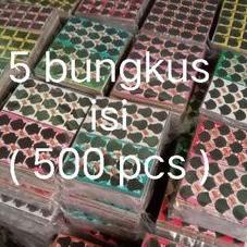 MEN SALE  LHM titik 15 paket 5 bungkus isi 500 pcs gosokan bom tengkorak yang sudah di potong potong