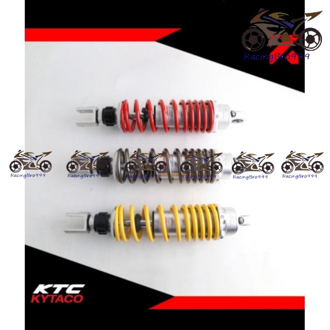 shock shockbreker ktc kytaco for aerox155 nmax new Nouvo set kiri/kanan uk 290/305mm red grey yellow