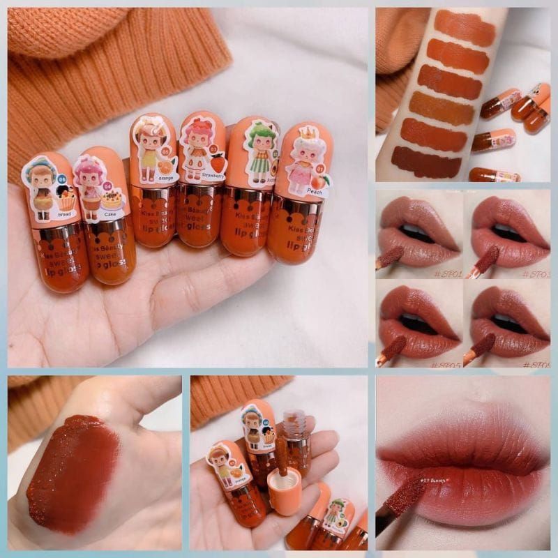 Medan Termurah Lip cream kiss beauty sweet baby cute mini