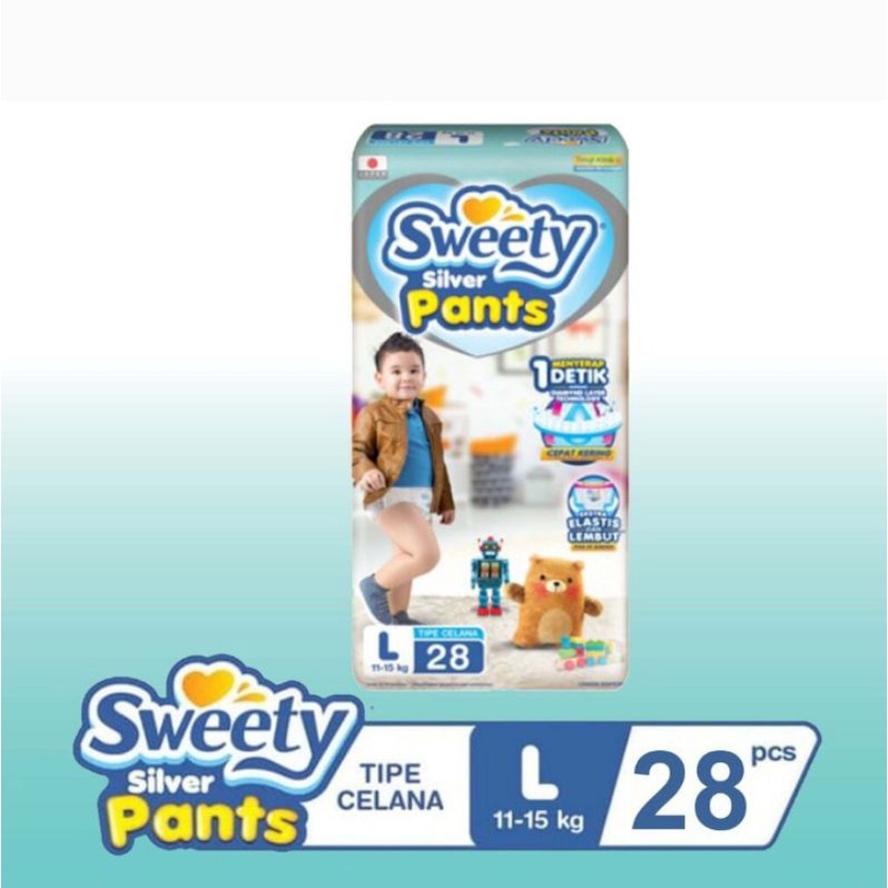 SWEETY SILVER PANTS L28