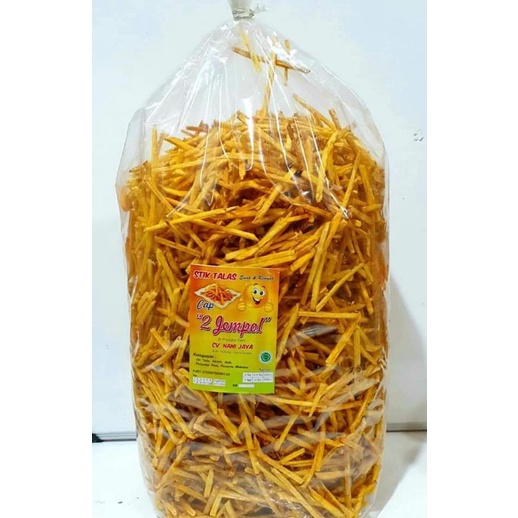 

2Xbtygneal Sakha Snack ) Keripik Stik Talas Gurih 1Kg