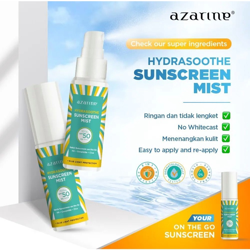 AZARINE HYDSRASOOTHE SUNSCREEN MIST