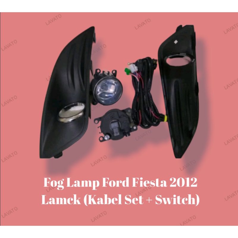 Fog Lamp Ford Fiesta 2012 LAMCK (Kabel Set + Switch)