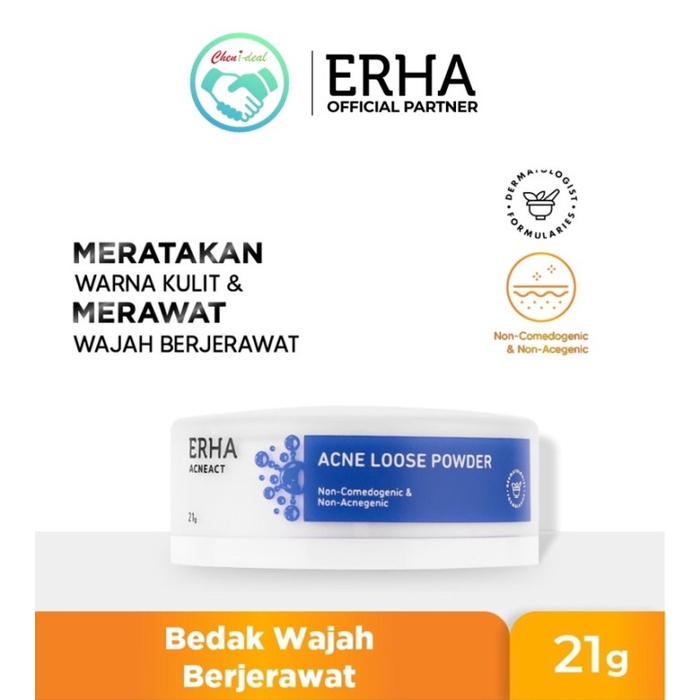 Diskon !! Erha21 Erha Acne Face Powder 21G