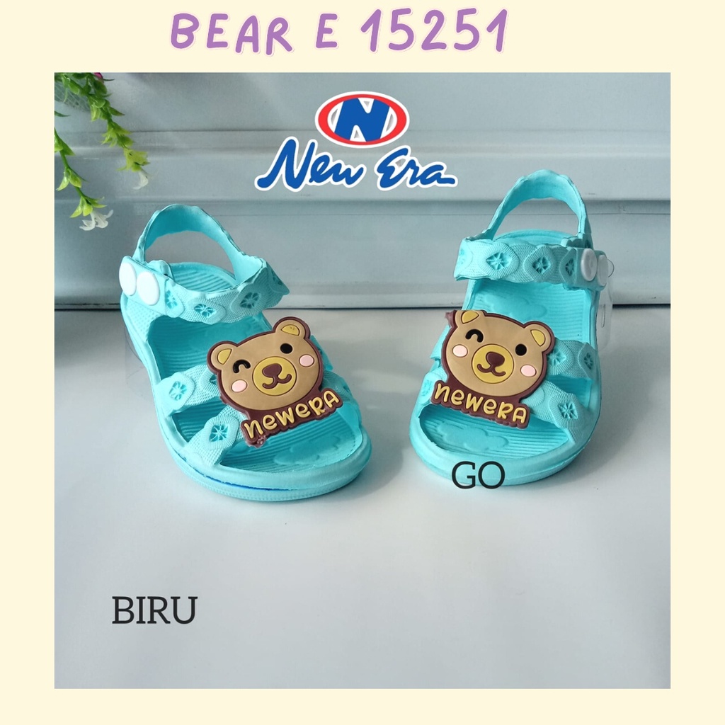 BB NEW ERA BEAR BB E 15251 sandal anak murah keren kekinian | sandal pesta anak | sandal liburan anak laki perempuan